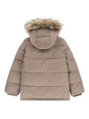 Abercrombie & Fitch Grey Logo Heavyweight Parka Coat - Image 2 of 5