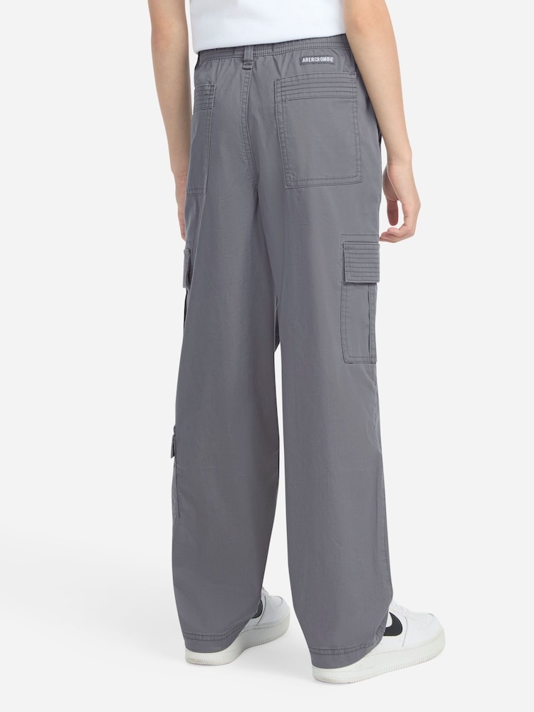Abercrombie & Fitch Grey Cargo Trousers - Image 2 of 7