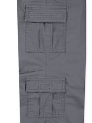 Abercrombie & Fitch Grey Cargo Trousers - Image 7 of 7