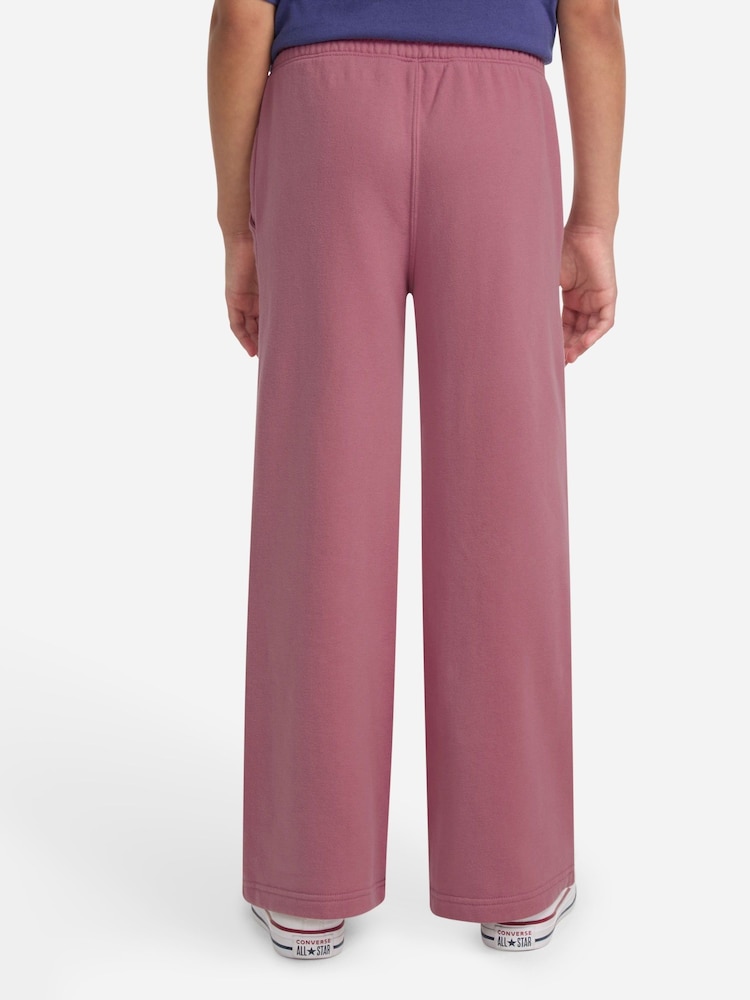Abercrombie & Fitch Essentials Wide Leg Fleece Joggers - Image 2 of 6 Abercrombie & Fitch Essentials Wide Leg Fleece Joggers - Image 2 of 6