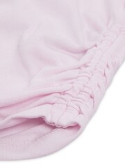 Abercrombie & Fitch Pink Logo Ruched T-Shirt - Image 4 of 4