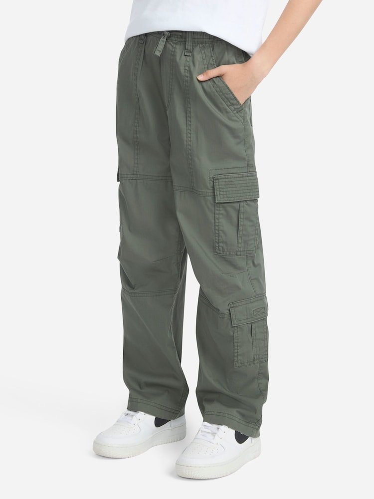 Abercrombie & Fitch Green Cargo Trousers - Image 1 of 7