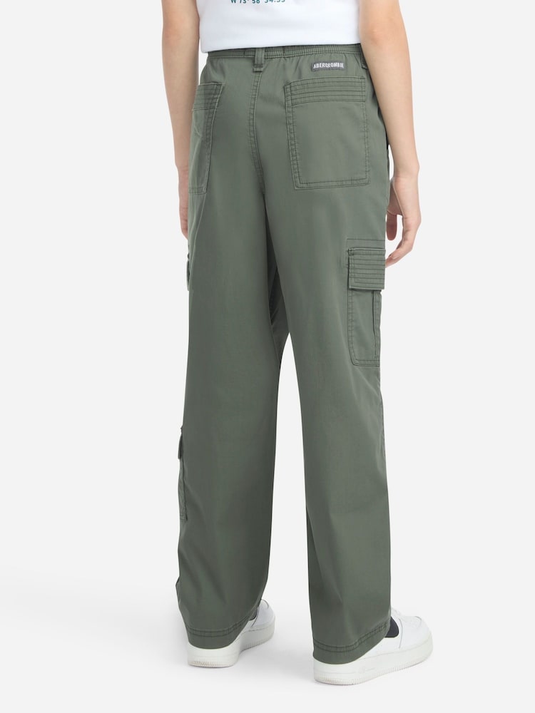 Abercrombie & Fitch Green Cargo Trousers - Image 2 of 7