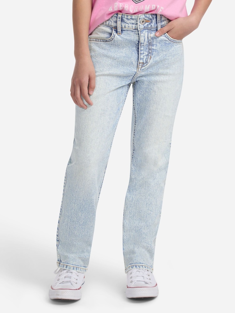 Abercrombie & Fitch High Rise 90s Straight Leg Jeans - Image 1 of 7 Abercrombie & Fitch High Rise 90s Straight Leg Jeans - Image 1 of 7