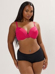 Yours Curve Red Burnout Stripe T-Shirt Bras 2 Pack - Image 2 of 8