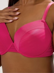 Yours Curve Red Burnout Stripe T-Shirt Bras 2 Pack - Image 5 of 8