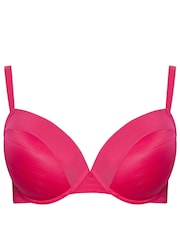 Yours Curve Red Burnout Stripe T-Shirt Bras 2 Pack - Image 7 of 8