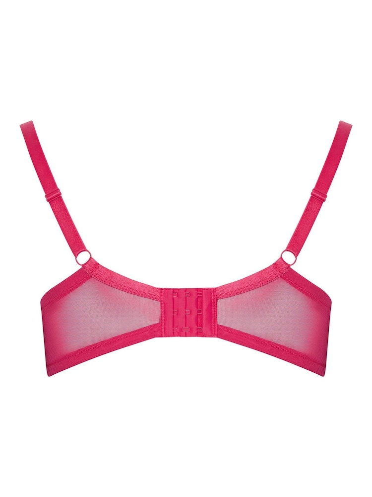 Yours Curve Red Burnout Stripe T-Shirt Bras 2 Pack - Image 8 of 8