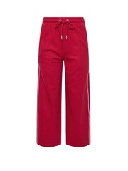 PixieGirl Petite Red Contrast Piping Wide Leg Joggers - Image 11 of 11