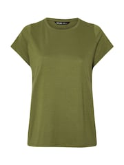 Yours Curve Green Core Basic T-Shirts 5 Pack - Image 8 of 8