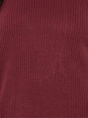 Yours Curve Red Drop Shoulder Jumper - Image 5 of 5