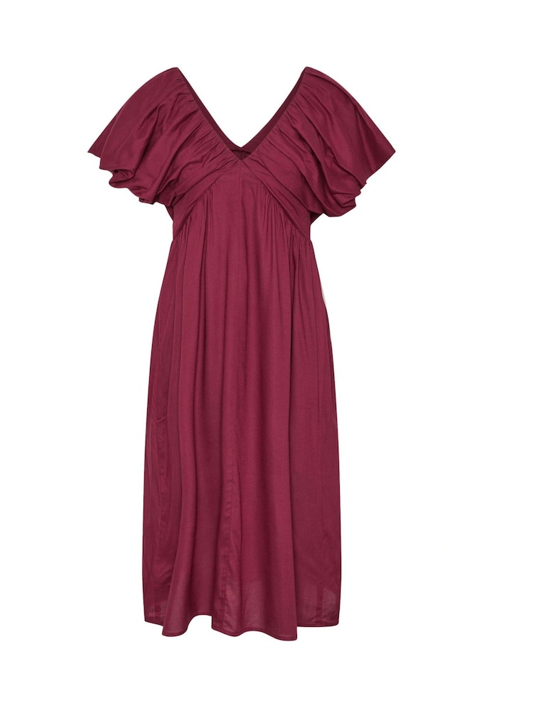 PixieGirl Petite Red Mini Bow Front Dress - Image 2 of 3 PixieGirl Petite Red Mini Bow Front Dress - Image 2 of 3