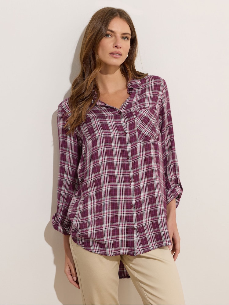 M&Co Check Camisas - Imagem 1 de 6