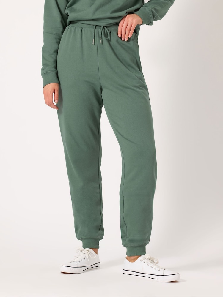 Long Tall Sally Green Cuffed Joggers - Image 1 of 4