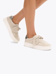 Carvela Cream Bow Trainers - Image 5 of 5