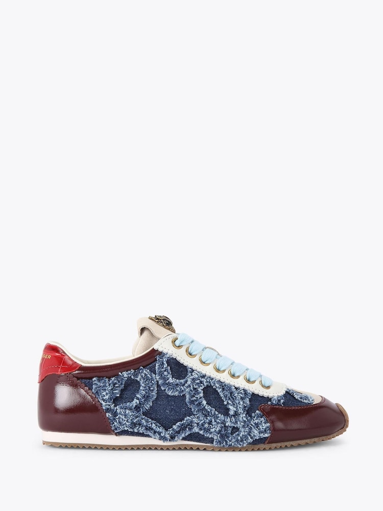 Kurt Geiger London Blue Islington Trainers - Image 2 of 5
