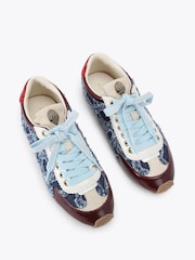Kurt Geiger London Blue Islington Trainers - Image 3 of 5