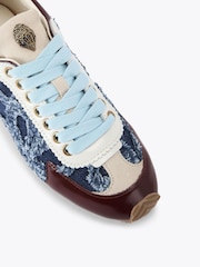 Kurt Geiger London Blue Islington Trainers - Image 4 of 5