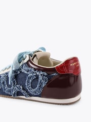 Kurt Geiger London Blue Islington Trainers - Image 5 of 5