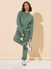 Verde - PixieGirl Petite Co-Ord Sweatshirt - Imagem 4 de 6