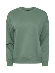 Verde - PixieGirl Petite Co-Ord Sweatshirt - Imagem 6 de 6
