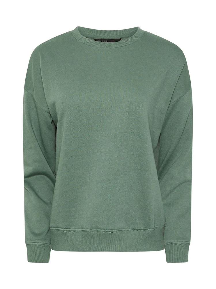 Verde - PixieGirl Petite Co-Ord Sweatshirt - Imagem 6 de 6