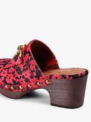 Kurt Geiger London Red Mansion Clog Sandals - Image 3 of 5