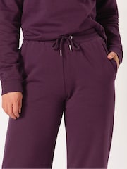Long Tall Sally Purple Wide Fit Wide Leg Joggers - Image 4 of 5