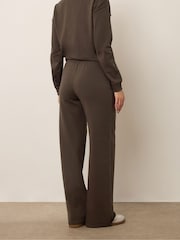 Long Tall Sally Brown Wide Fit Wide Leg Joggers - Image 3 of 4