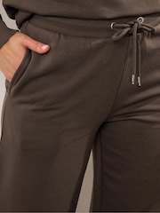 Long Tall Sally Brown Wide Fit Wide Leg Joggers - Image 4 of 4
