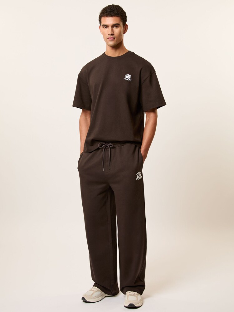Reiss Brown Mellor Joggers - Image 1 of 6 Reiss Brown Mellor Joggers - Image 1 of 6