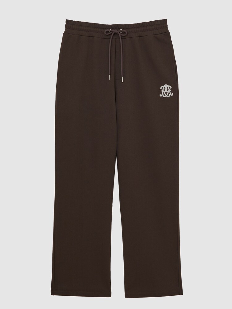 Reiss Brown Mellor Joggers - Image 2 of 6 Reiss Brown Mellor Joggers - Image 2 of 6