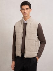 Reiss Oatmeal Otley Gilet - Image 1 of 6