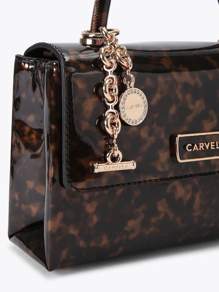 Braun - Carvela Alto Henkeltasche mit Griff oben - Bild 5 von 5
