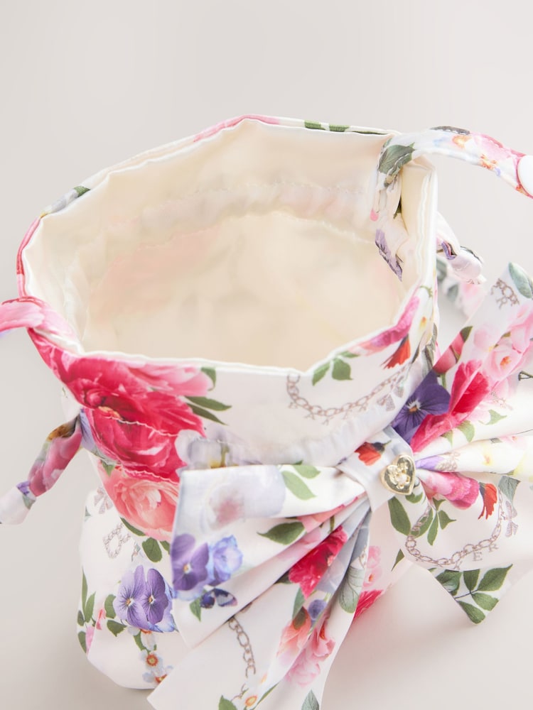 Τσάντα Baker by Ted Baker με φλοράλ σατέν φιόγκο - Εικόνα 7 από 7