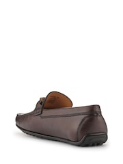 Jones Bootmaker Brown Pascual Leather Moccasins - Image 4 of 5