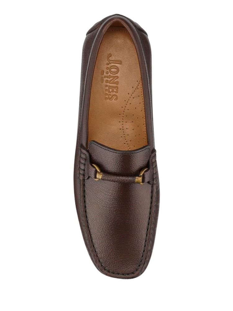 Jones Bootmaker Brown Pascual Leather Moccasins - Image 5 of 5