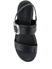 Jones Bootmaker Black Iyla Leather Sandals - Image 5 of 6