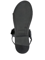Jones Bootmaker Black Iyla Leather Sandals - Image 6 of 6