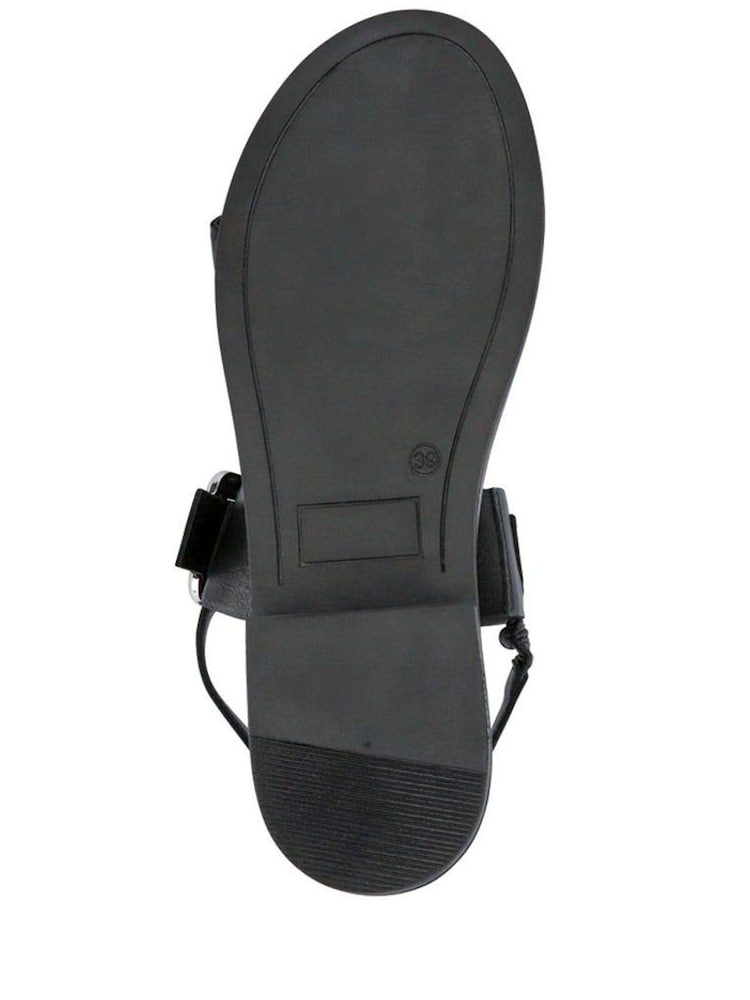Jones Bootmaker Black Iyla Leather Sandals - Image 6 of 6