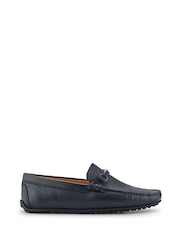 Jones Bootmaker Black Pascual Leather Moccasins - Image 2 of 5