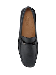 Jones Bootmaker Black Pascual Leather Moccasins - Image 5 of 5