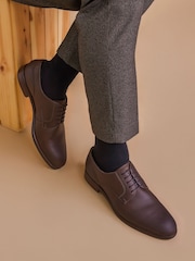 Jones Bootmaker Brown Luco Leather Casual Shoes - Image 1 of 5