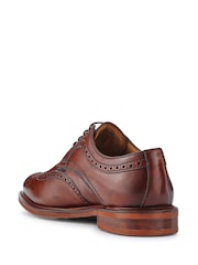 Jones Bootmaker Brown Longwood Suede Derby Brogues - Image 4 of 5