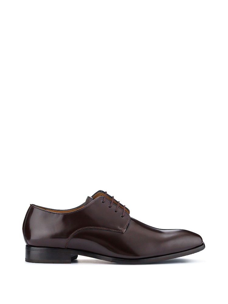 Jones Bootmaker Brown Melvin Leather Oxford Shoes - Image 2 of 5