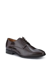 Jones Bootmaker Brown Melvin Leather Oxford Shoes - Image 3 of 5