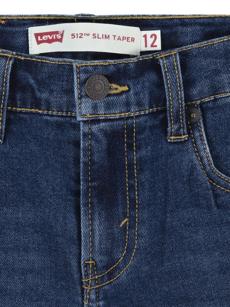 Levi's® Blue 512 Slim Taper Jeans - Image 4 of 4