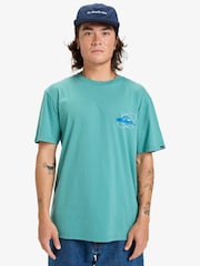 Quiksilver Blue EV Waves Festival Short Sleeve T-Shirt - Image 1 of 8