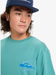Quiksilver Blue EV Waves Festival Short Sleeve T-Shirt - Image 4 of 8