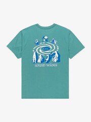 Quiksilver Blue EV Waves Festival Short Sleeve T-Shirt - Image 7 of 8